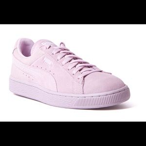 Puma suede casual classic embossed sneakers pink
